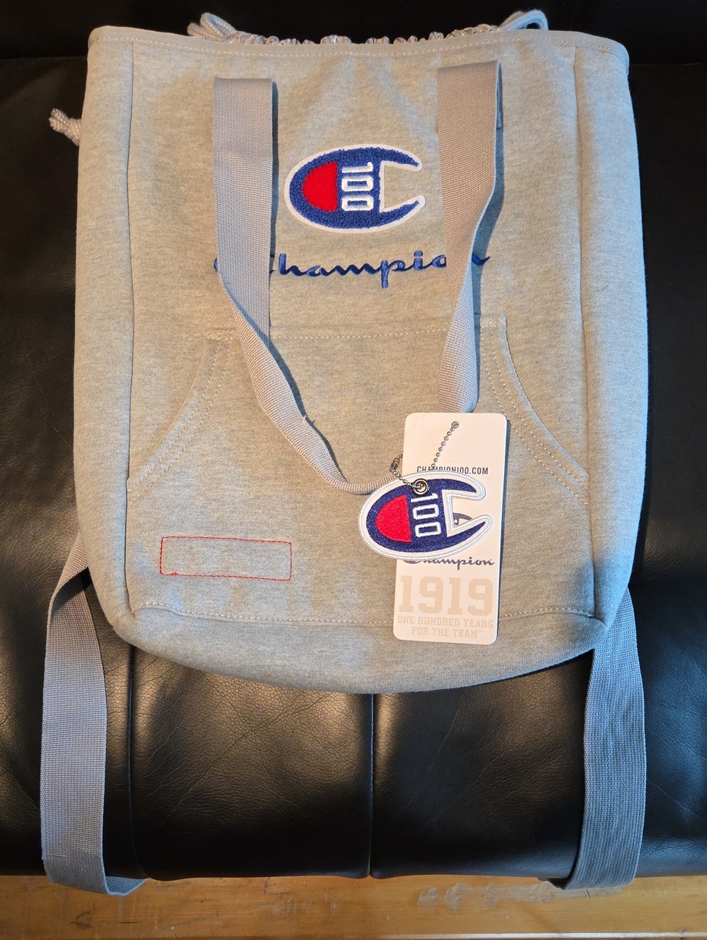 Champion 'Sweatshirt' Pull-String Backpack